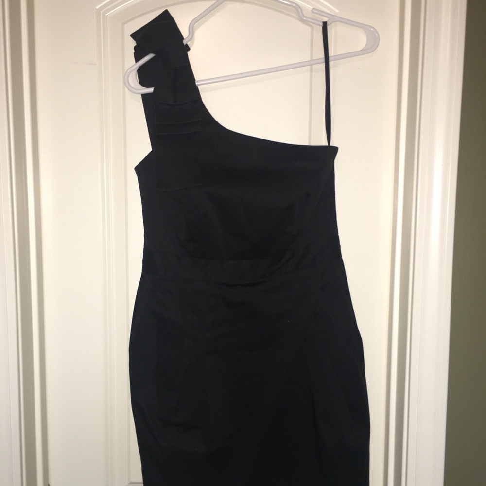 French Connection One Shoulder Bow Mini